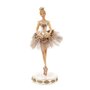 Statueta balerina costum din tiul crem cu paiete - 1