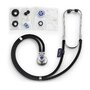 Little doctor - Stetoscop  LD Special, 2 tuburi, lungime tub 72cm, Negru/Inox - 1