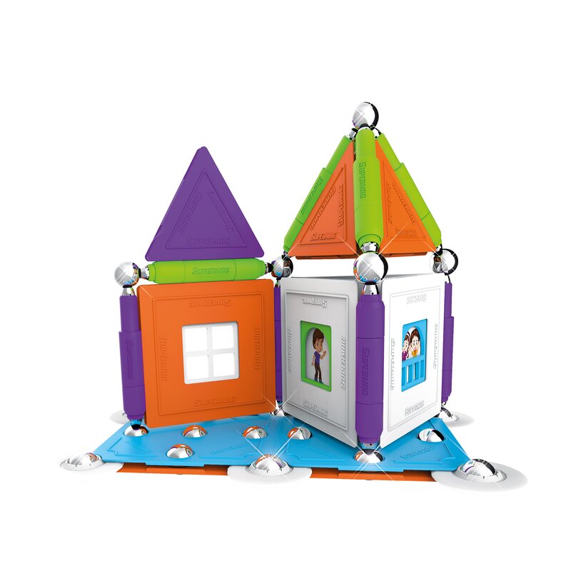 Supermag - set de constructie multifunctional my houses 83 piese