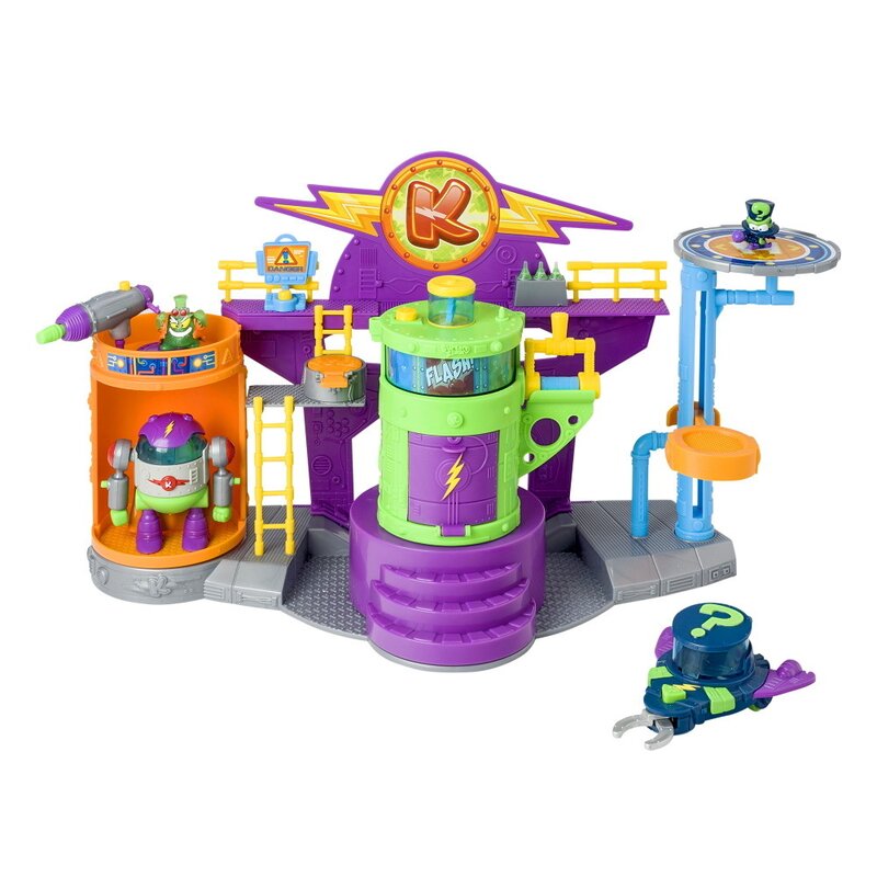Mattel - Set de joaca Laboratorul Kazoom , SuperZings, Cu figurine