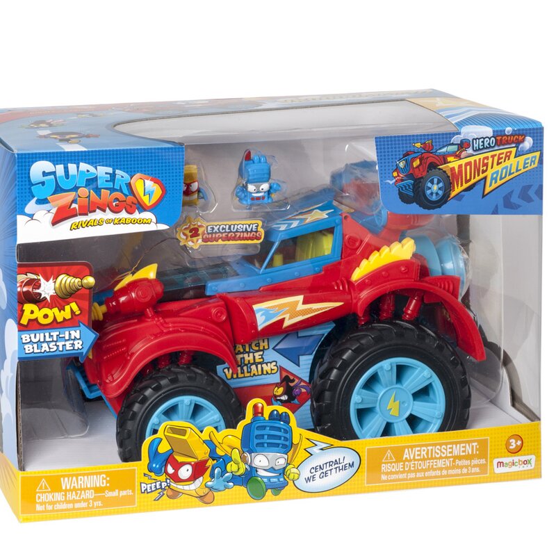 Mattel - superzings monster roller erou