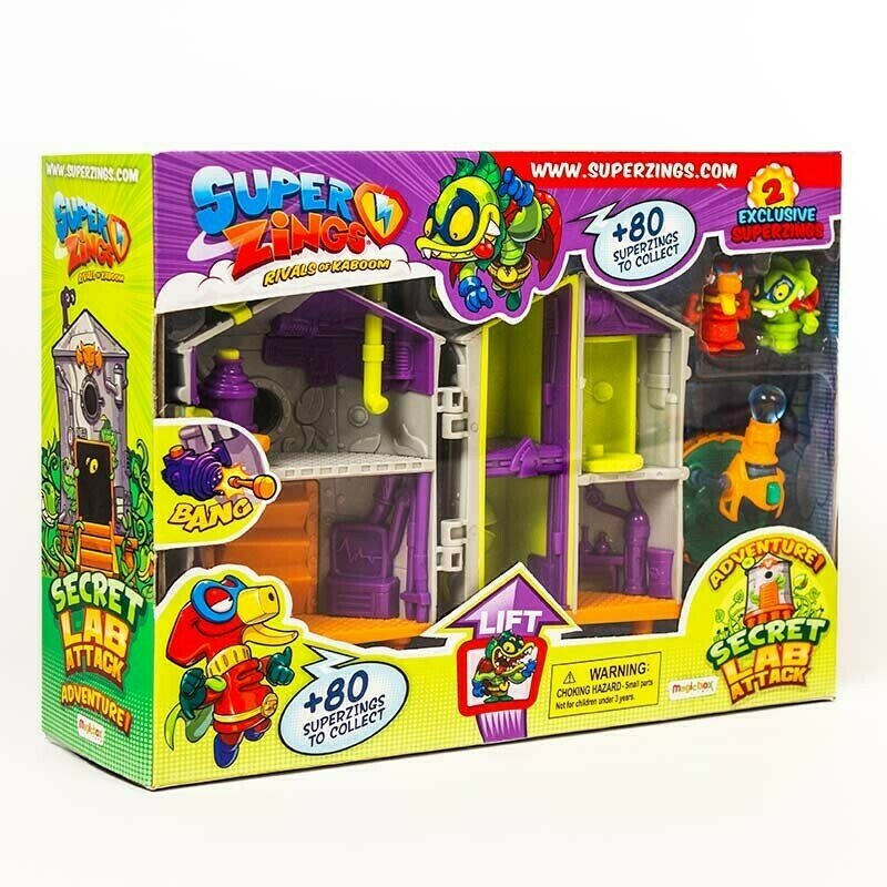 Mattel - superzings set de joaca laboratorul secret