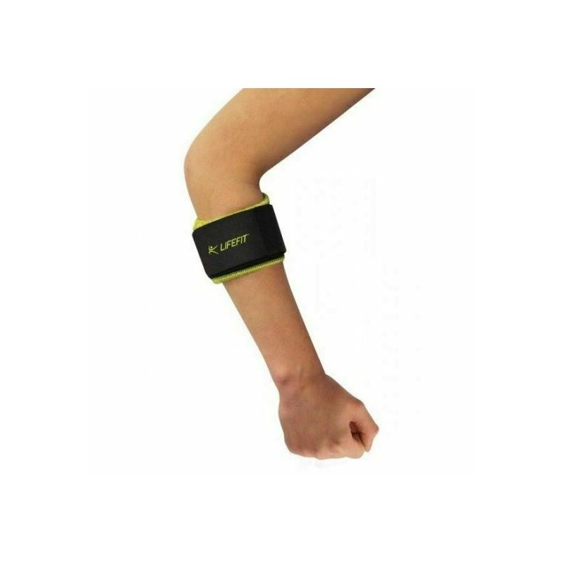 Dhs - suport cot tenis neopren, negru-verde