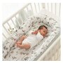 Babysteps - Suport de dormit Babynest Premium Bumbac si Catifea Boho Beige by . 70x35 cm - 5