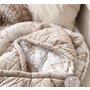 Babysteps - Suport de dormit Babynest Premium Bumbac si Catifea Eucalipt Soft Grey by . 70x35 cm - 7