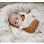 Suport de dormit Babynest Premium Bumbac si Catifea Goose Family - Vintage Beige by BabySteps, 70x35 cm - 6