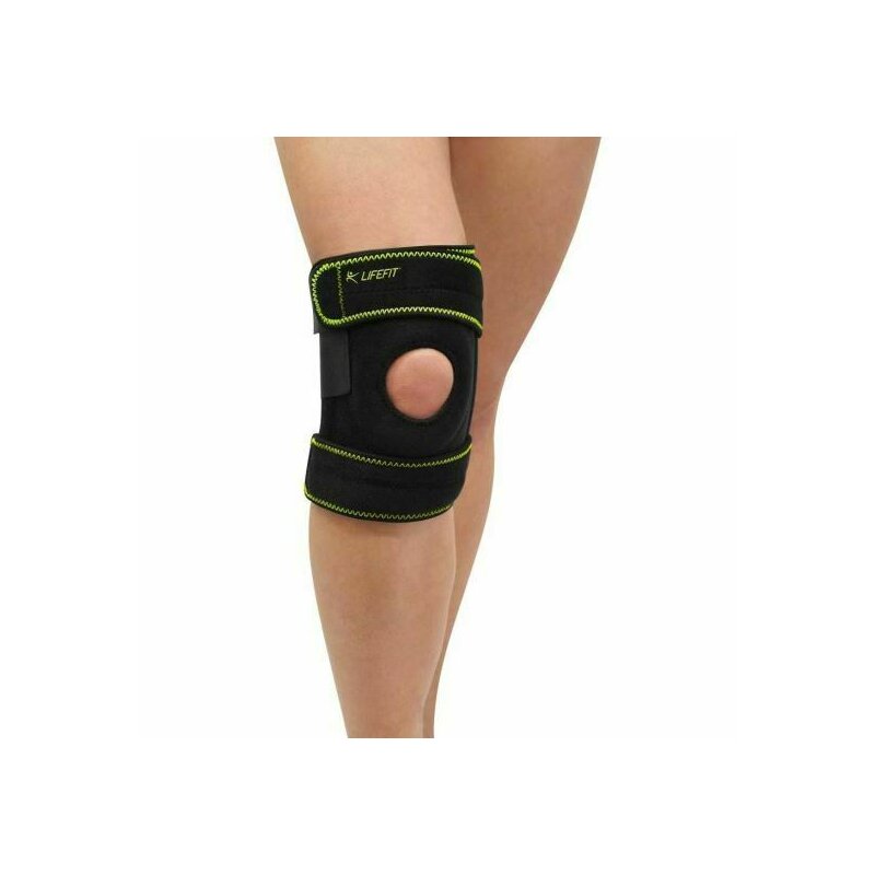 Dhs - suport genunchi control neopren, negru
