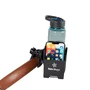 Suport pentru carucior, Bebe Stars, Universal, Pentru biberon/pahar si carcasa smartphone, Rotire 360 grade, Din materiale ecologice, Black - 4