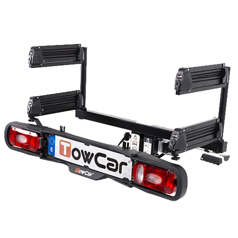 Suport schi/snowboard TowCar Aneto 4 cu prindere pe carligul de remorcare