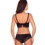 Sutien alaptat, Mama Daily, Din 100% bumbac si dantela, Masura 80C, Black - 3