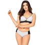Sutien alaptat, Mama Daily, Din 100% bumbac si dantela, Masura 80C, Grey Melange - 5