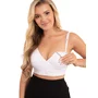 Sutien alaptat, Valentina, Din 92% poliamida si 8% elastan, Masura XL/XXL, White - 4