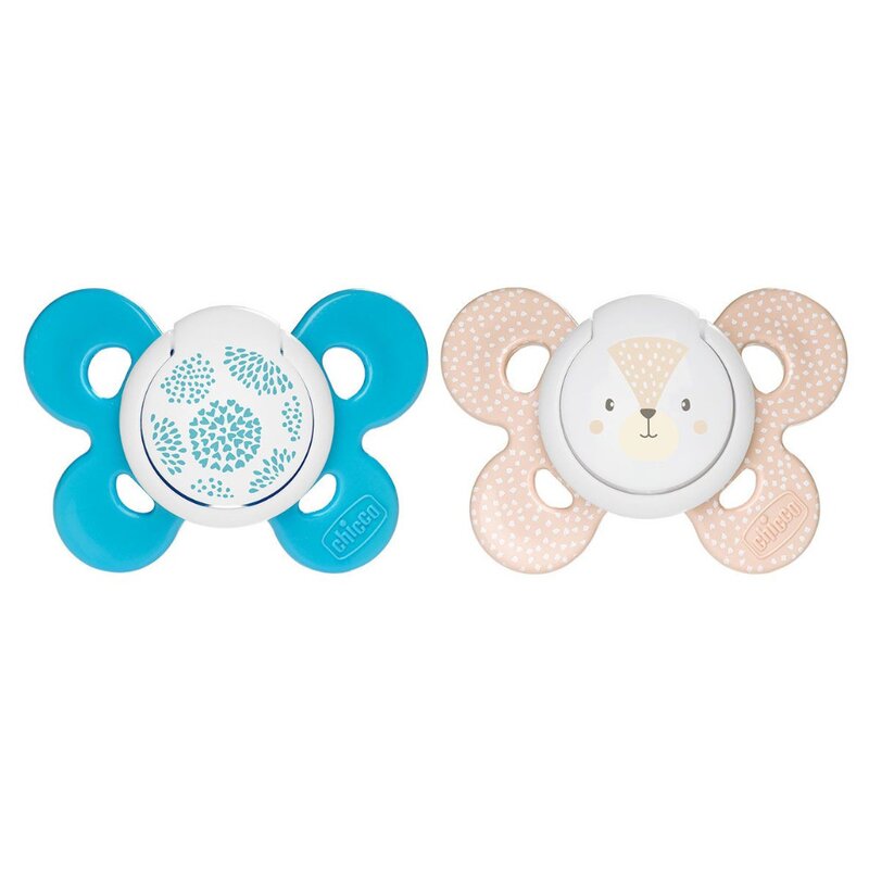 Chicco - suzeta silicon physio comfort, 6-16luni, baieti