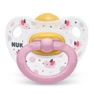 Nuk - NUK - Suzeta  Happy Kids Latex M3 Roz 18-36 luni