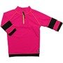 Tricou de baie pink black marime 122- 128 protectie UV Swimpy - 1