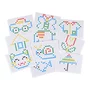 Tabla magnetica educationala cu pini pentru aranjare, Multicolor - 2