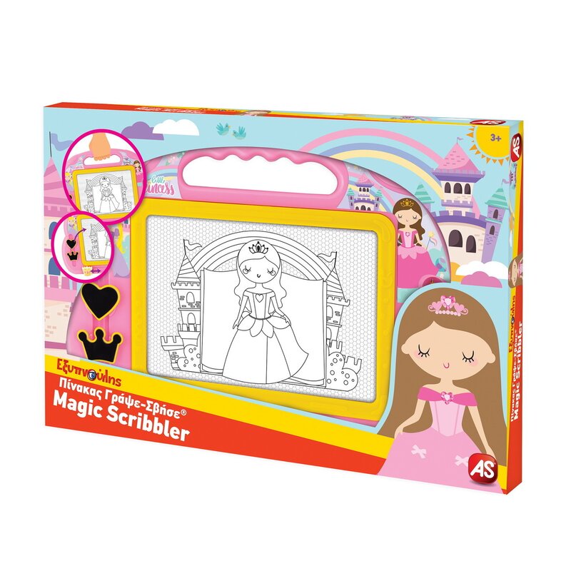 AS - Tablita magnetica Magic Scribbler Baby princess