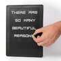 PMS - Tablita electronica tip Peg Board cu 200 litere si cifre, Negru - 3