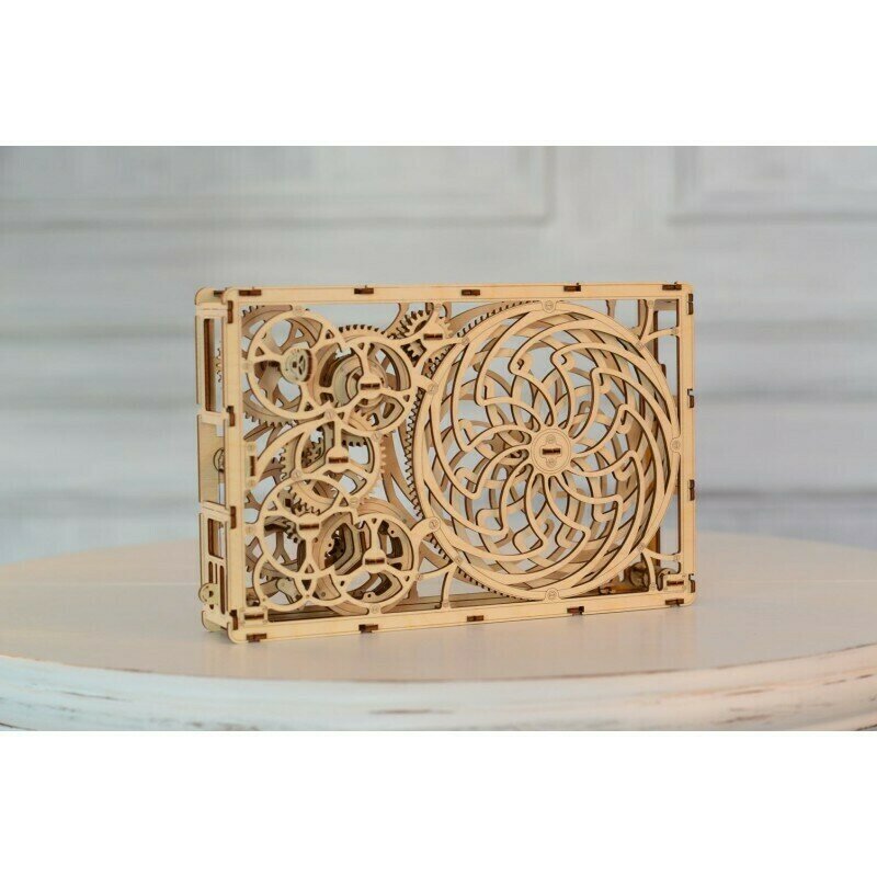 Wooden city - puzzle 3d tablou iluzie optica , puzzle copii , kinetic picture, piese 185