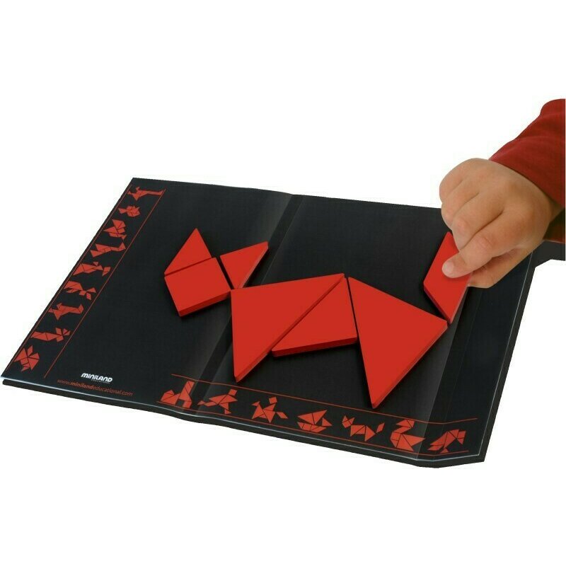 Miniland - Joc magnetic Tangram magnetic