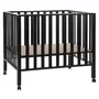 Tarc Childhome 94 cu roti 75x95 cm Lemn, Black - 1