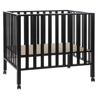 Tarc Childhome 94 cu roti 75x95 cm Lemn, Black