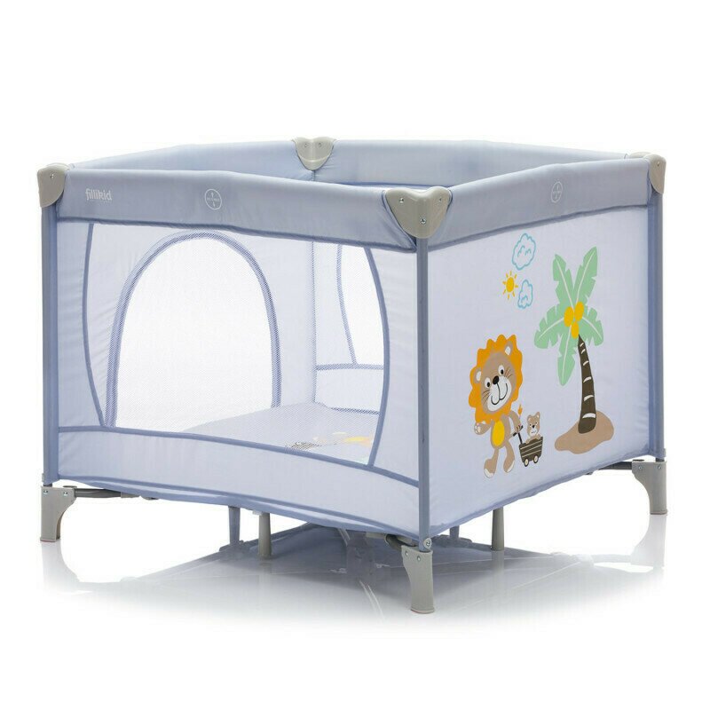 Fillikid - tarc de joaca holiday, 94x94 cm, gri