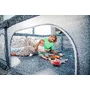 Tarc de joaca copii, Lionelo, Willow XL,180 x 200 cm, Pliere compacta, Include geanta de transport, Din plasa, Cu doua intrari laterale si fermoar, Cu ventuze pentru stabilitate, Conform cu EN 12227:2010, Gri - 22