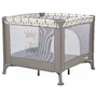 Tarc de joaca, FreeON, Patrat, Pliabil, Intrare cu fermoar, Laterale din plasa, 93x93x87 cm, Pana la 15 kg, 6 luni+, Gri - 1