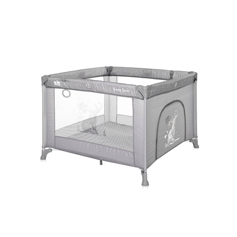 Lorelli - tarc de joaca game zone fun din metal, 95x95 cm, gri