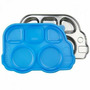 Tavita compartimentata cu capac - Din Din Smart Bus Platter - Innobaby - Blue - 2