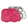 Tavita compartimentata cu capac - Din Din Smart Bus Platter - Innobaby - Pink - 1