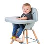 Tavita scaun de masa Childhome Evolu + Protectie din silicon, Menta - 2