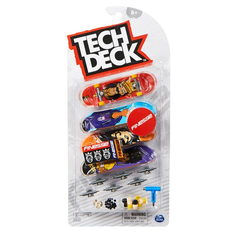 tech deck pachet 4 piese fingerboard finesse 9 6cm 2969858 4 - 2024 iaujucarii.ro