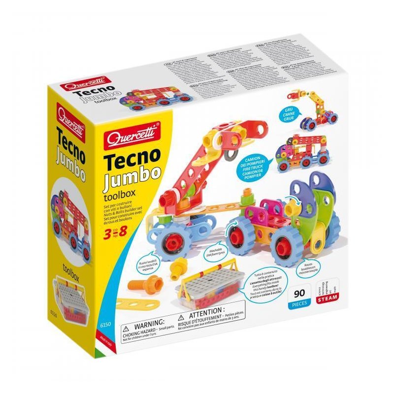 Quercetti - techno jumbo toolbox