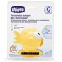 Termometru de baie pestisor, Chicco, Cu banda termosensibila, Plutitor, Interval masurare 32-40 grade Celsius, Utilizabil si ca jucarie de baie, 0 luni+, Portocaliu