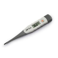 Little Doctor - Termometru digital LD 302, indicator sonor, rezistent la apa, flexibil, Display LCD, Gri/Alb