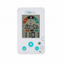 Termometru/Higrometru digital, Bbluv, 2 in 1, Igro, Cu ceas si alarma, Ecran LCD, Pe baza de baterii AAA, White - 3
