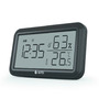Termometru si higrometru digital de camera, ceas cu alarma, memorie, suport expandabil, negru, AirBi LINE BI1052 - 4