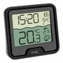 Termometru si higrometru digital de camera cu senzor wireless pentru piscina MARBELLA, negru, TFA 30.3066.01 - 2