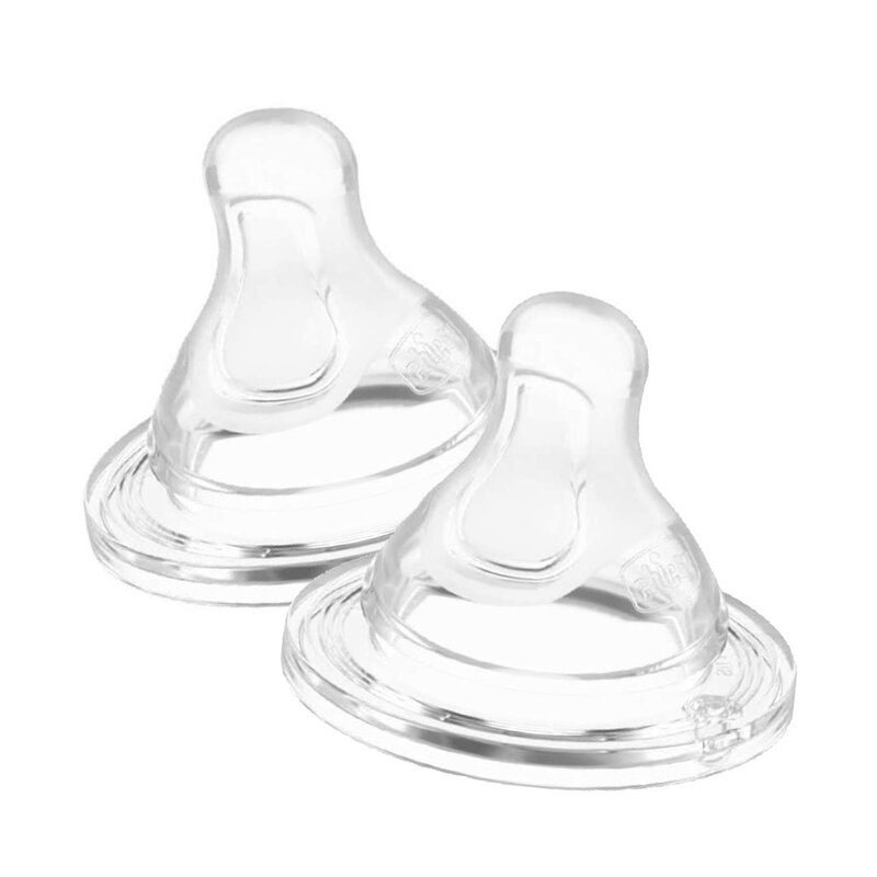 Chicco - tetine physio perfect5, anticolici, silicon, flux rapid, 2bucati, 4luni+