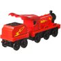 Mattel - Locomotiva James , Thomas and Friends ,  Cu vagon, Push along - 6