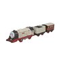 Mattel - Locomotiva Personajul Ducele , Thomas and Friends , Cu accesorii, Cu 2 vagoane, Motorizata - 2