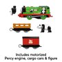 Mattel - Locomotiva Safari Panda Percy , Thomas and Friends , Motorizata - 3