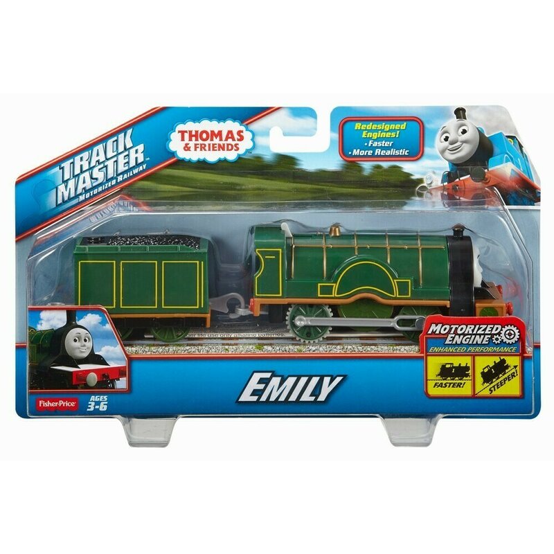 Mattel - thomas trackmaster locomotiva emily cu vagon
