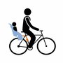 Thule - Scaun pentru copii, cu montare pe bicicleta in spate - RideAlong Lite, Dark Grey, Resigilat - 4