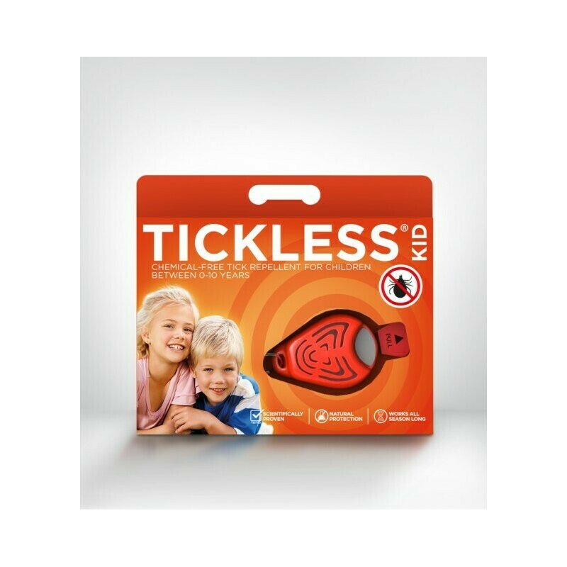 Tickless - repelent ultrasonic anticapuse pentru copii, orange