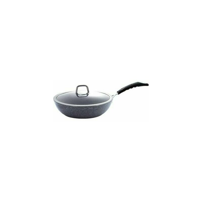 Tigaie 3.2 litri, tip WOK, Berlinger Haus, 28 cm, Gray Stone Touch Line, BH 1160