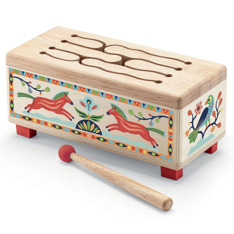 Djeco – Toba din lemn Instrumente Muzicale