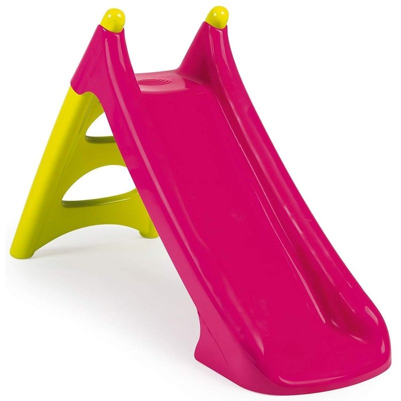 Smoby - tobogan xs green, pink